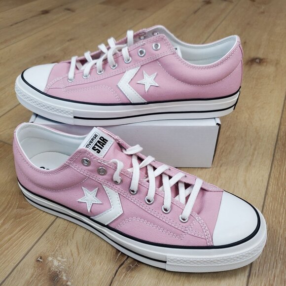 Converse Star Player 76 Ox Lotus Pink White Shoes A09460C Low Womens 13 Men 11.5 - Picture 1 of 16